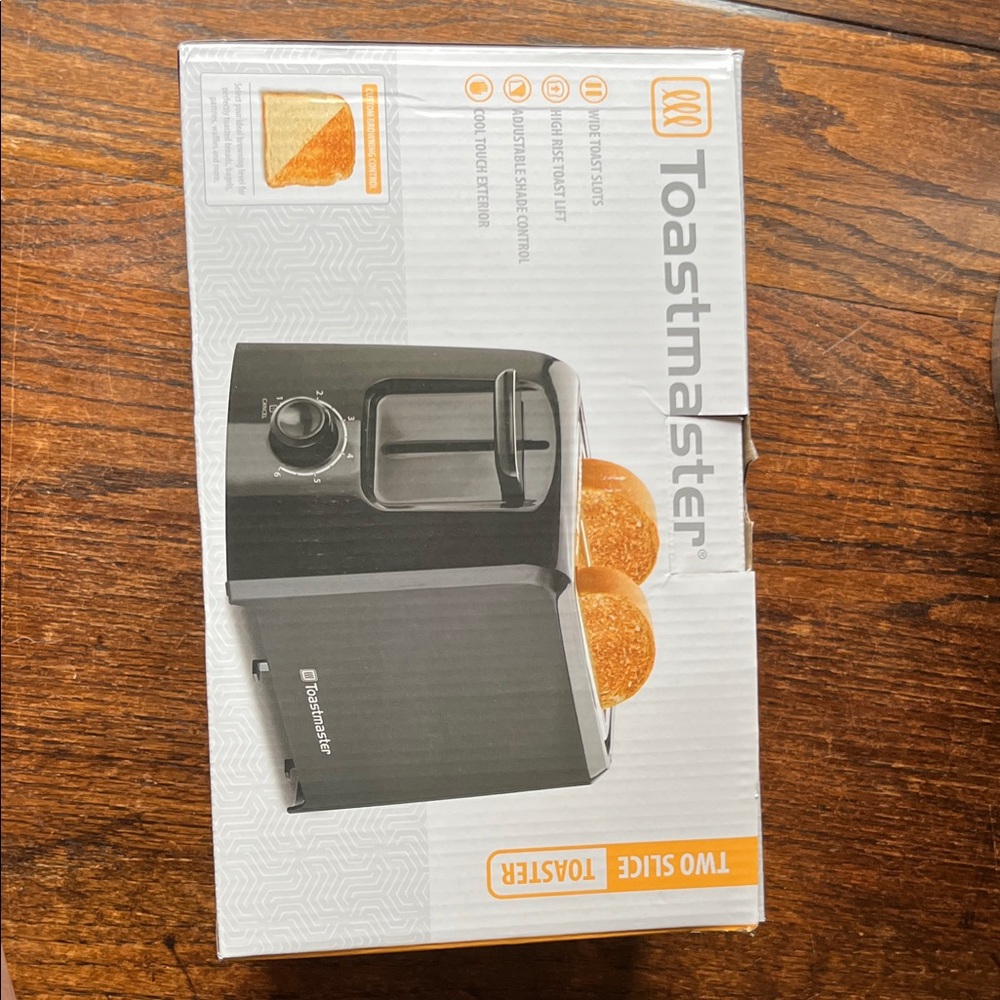 Toastmaster Black Two-Slice Toaster